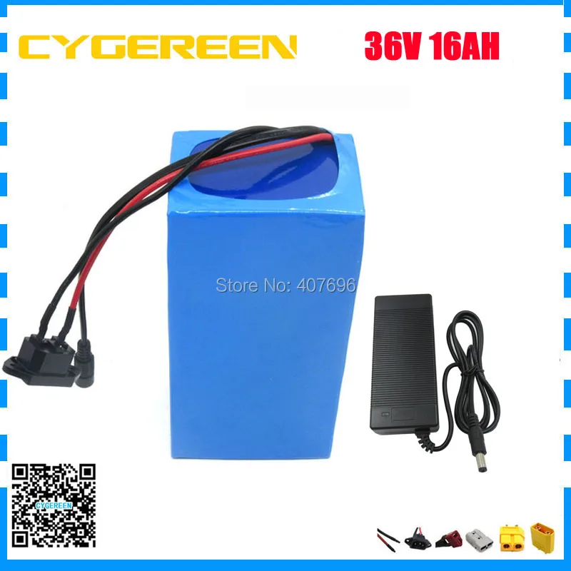 High quality 36V 16AH battery pack 36 V lithium ion battery 16AH use NCR18650 3200mah cell 30A BMS with 2A Charger
High quality 36V 16AH battery pack 36 V lithium ion battery 16AH use NCR18650 3200mah cell 30A BMS with 2A Charger
