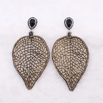 5 pairs big leaf shape earring dangle earrings with stone wholesale jewelry Gems stone jewelry for women 3859
5 pairs big leaf shape earring dangle earrings with stone wholesale jewelry Gems stone jewelry for women 3859