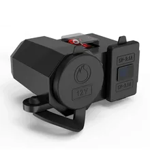 1pcs Universal 12V Motorcycle Cigarette Lighter 2 USB 2.1A & 2.1A Charger Power Adapter LED Decorative Light Waterproof + Switch
1pcs Universal 12V Motorcycle Cigarette Lighter 2 USB 2.1A & 2.1A Charger Power Adapter LED Decorative Light Waterproof + Switch