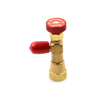 R410A Refrigeration Air conditioning Valve Safety Adapter 1/4" SAE Male to 5/16" SAE Famale Charging Hose Valves
R410A Refrigeration Air conditioning Valve Safety Adapter 1/4" SAE Male to 5/16" SAE Famale Charging Hose Valves