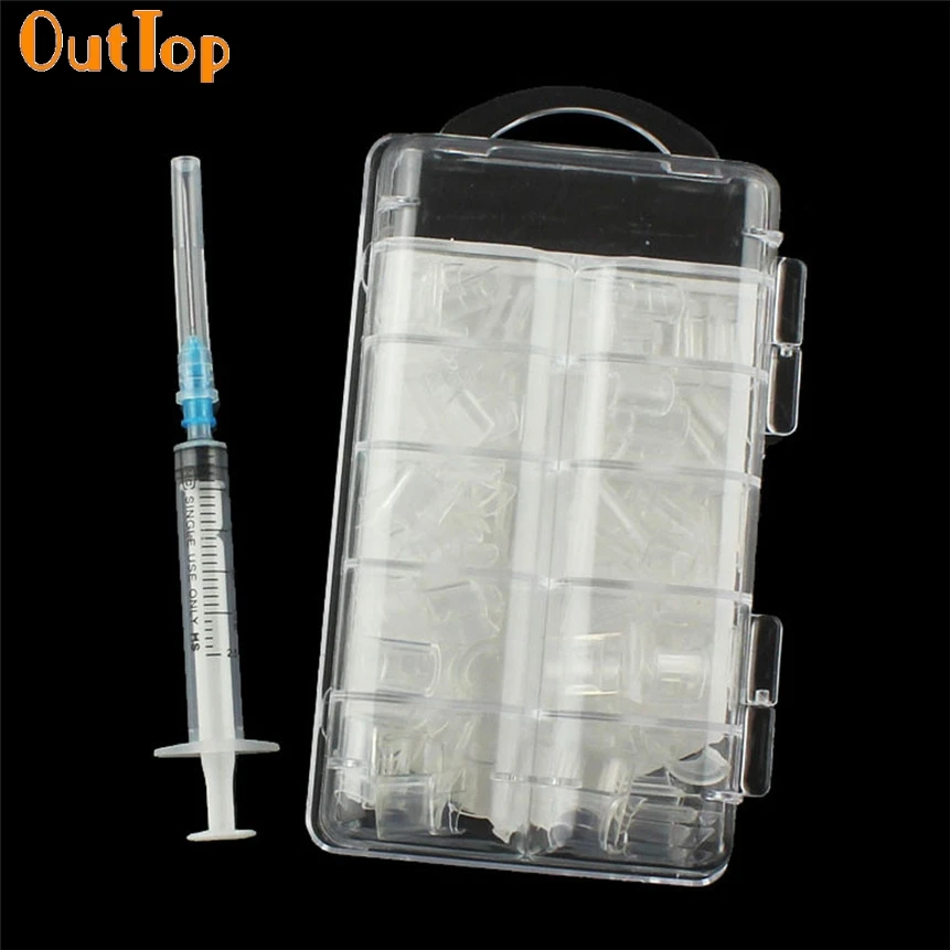 OutTop ColorWomen 100pcs DIY Nail Art Clear Water Injection Hollow False Nails Finger Nail Tips 161122 F30
OutTop ColorWomen 100pcs DIY Nail Art Clear Water Injection Hollow False Nails Finger Nail Tips 161122 F30
