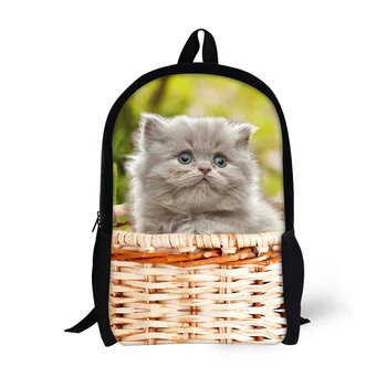 THIKIN 2020 Hot Sell Women Man School Bags 3D Cute Cats In Basket Pattern For Students Outdoor Daypack Middle School Boys/Girls
THIKIN 2020 Hot Sell Women Man School Bags 3D Cute Cats In Basket Pattern For Students Outdoor Daypack Middle School Boys/Girls
