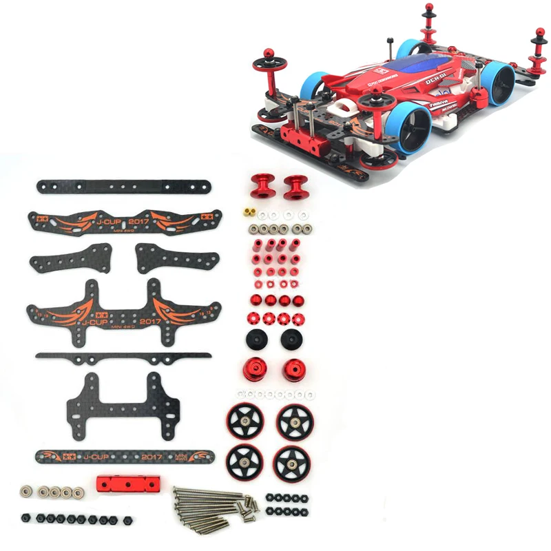 Self-made MA/AR Chassis Modify Parts Set Carbon Fiber Plates Rollers Mass Damper for Tamiya Mini 4WD Racing Car Model 2017
Self-made MA/AR Chassis Modify Parts Set Carbon Fiber Plates Rollers Mass Damper for Tamiya Mini 4WD Racing Car Model 2017
