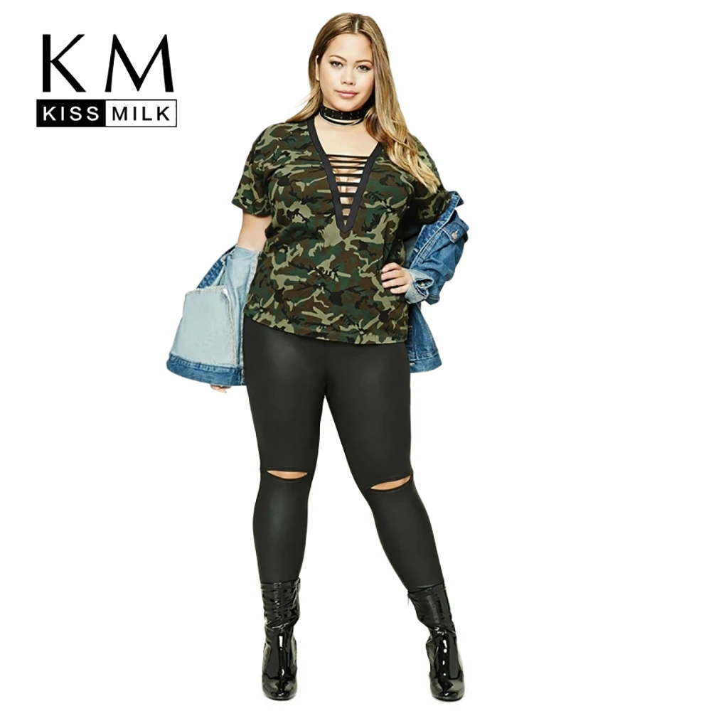 2017 Big Size Women Clothing Loose Casual Camouflage Hollow Out T-shirt Fashion Women Tops Plus Size 4XL 5XL 6XL
2017 Big Size Women Clothing Loose Casual Camouflage Hollow Out T-shirt Fashion Women Tops Plus Size 4XL 5XL 6XL