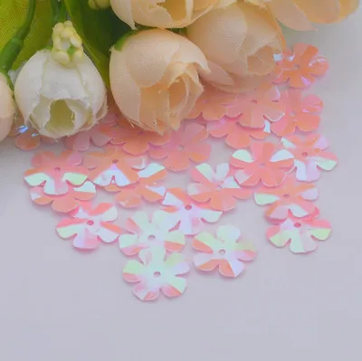 500 шт./лот Цветочные Блестки 14 мм ПВХ украшение шитье сделай сам Свадебное Ремесло