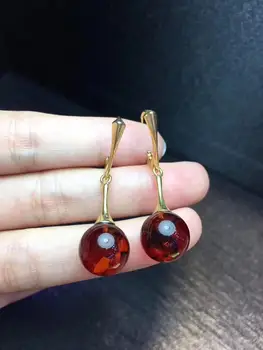Natural Blood Amber Drop Earrings For Women Lady Love Gift 12.2mm Round Beads 925 Silver Stone Fashion Earrings Jewelry AAAAA
Natural Blood Amber Drop Earrings For Women Lady Love Gift 12.2mm Round Beads 925 Silver Stone Fashion Earrings Jewelry AAAAA