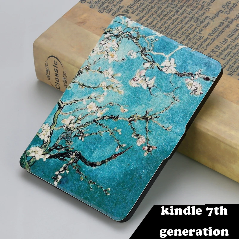 Hot Pada kindle touch 7th generation case 2014 folio cover case 7th gen ereader Van gogh print case+screen protector
Hot Pada kindle touch 7th generation case 2014 folio cover case 7th gen ereader Van gogh print case+screen protector