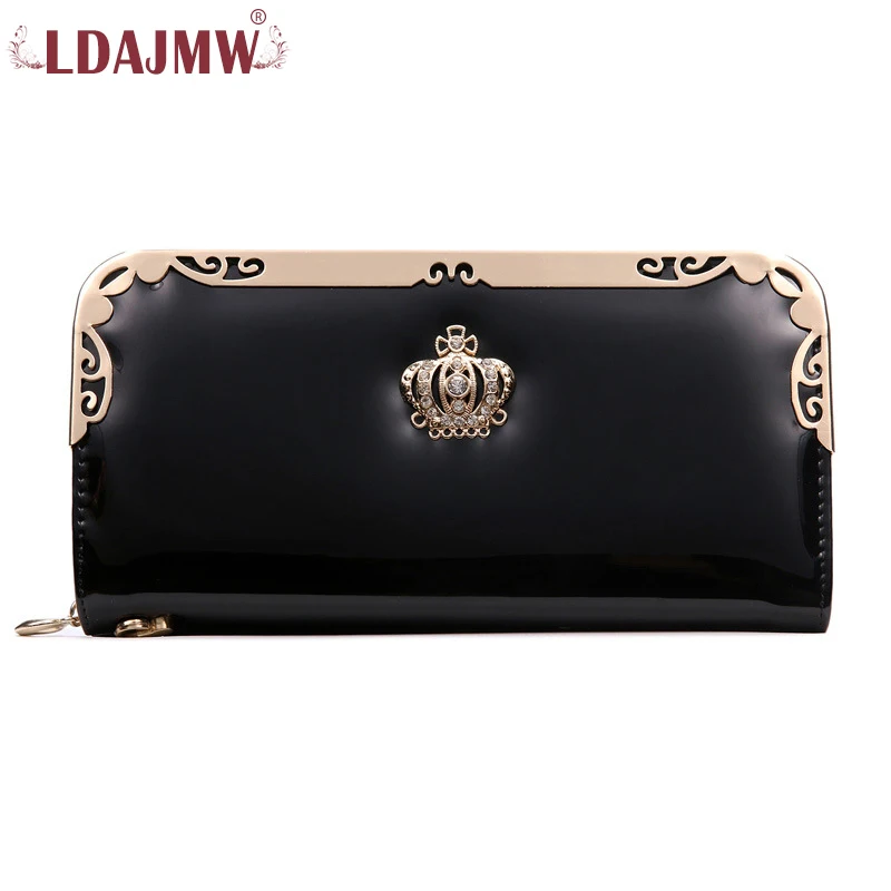 LDAJMW Fashion Crown Long Women Wallets Female ID Card Holder Phone Pocket Coin Purse Zipper Wallet Clutch Bag
LDAJMW Fashion Crown Long Women Wallets Female ID Card Holder Phone Pocket Coin Purse Zipper Wallet Clutch Bag