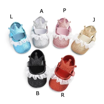 Baby Girls Shoes Infant First Walkers for Newborn Spring Soft Sole Non-Slip Crown Princess Shoes
Baby Girls Shoes Infant First Walkers for Newborn Spring Soft Sole Non-Slip Crown Princess Shoes