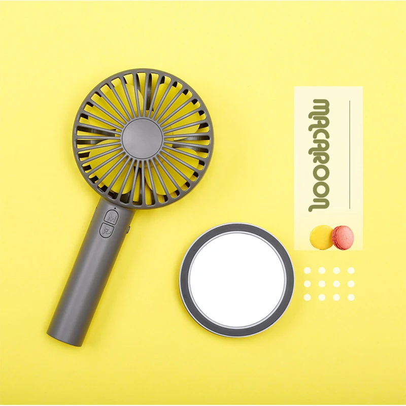 2019 New USB Mini Fan Portable 2000mAh Macarons Rechargeable Handy Handheld Fan with Mirror for Travel Ventilador Cartoon Fan
2019 New USB Mini Fan Portable 2000mAh Macarons Rechargeable Handy Handheld Fan with Mirror for Travel Ventilador Cartoon Fan
