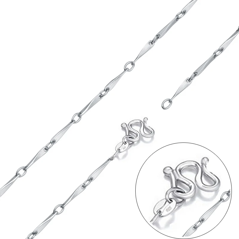 JEXXI Wholesale Accessory Big Promotion Fashion 925 Sterling Silver Necklace Chains Size 16" 18" 20" 22" 24" 26"
JEXXI Wholesale Accessory Big Promotion Fashion 925 Sterling Silver Necklace Chains Size 16" 18" 20" 22" 24" 26"