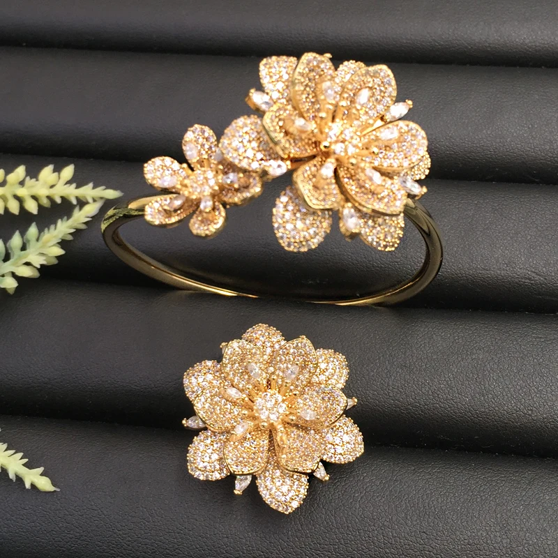 Lanyika Fashion Jewelr Hopeful Abstract Distinctive Lotus Micro Plated Party Romantic Bangle With Ring Banquet Daily Best Gift
Lanyika Fashion Jewelr Hopeful Abstract Distinctive Lotus Micro Plated Party Romantic Bangle With Ring Banquet Daily Best Gift