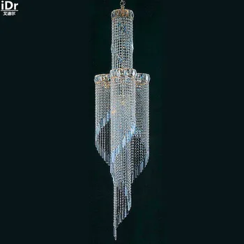 Gold Chandeliers Interior light light European-style luxury hotel lamp light modern design 48cm W x 185cm H
Gold Chandeliers Interior light light European-style luxury hotel lamp light modern design 48cm W x 185cm H