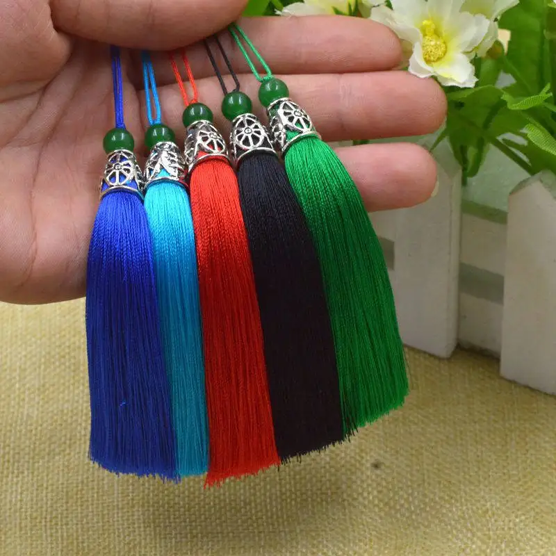 DoreenBeads 1PC Single Color Tassel Alloy Key Tassel With Bead Soft Curtains Garment Home Textile Bookmark Decorations 10cm Long
DoreenBeads 1PC Single Color Tassel Alloy Key Tassel With Bead Soft Curtains Garment Home Textile Bookmark Decorations 10cm Long