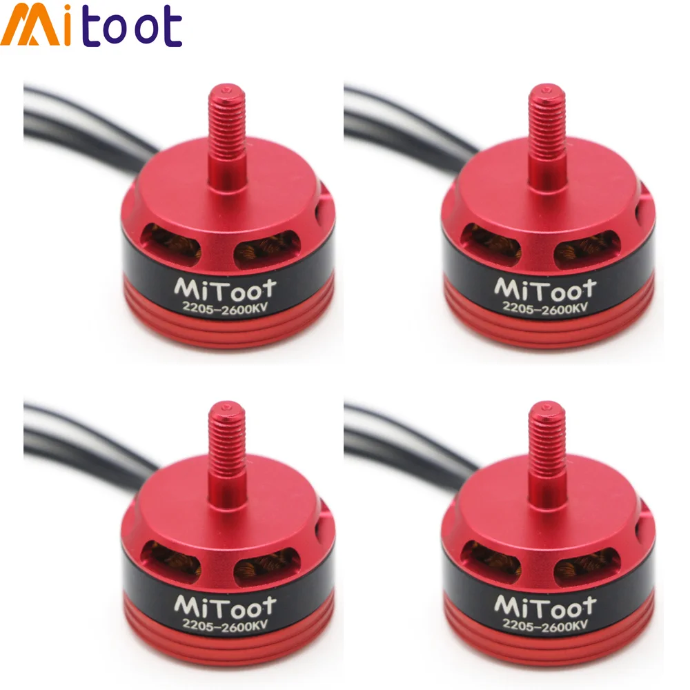 4pcs Mitoot 2205 DX2205 2300KV 2600KV 2-4S Brushless Motor 2 CW & 2 CCW For QAV250 ZMR250 260 Multirotor
4pcs Mitoot 2205 DX2205 2300KV 2600KV 2-4S Brushless Motor 2 CW & 2 CCW For QAV250 ZMR250 260 Multirotor