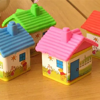 4pcs/lot New Novelty Cartoon Simulation house Mini Eraser Rubber Office and Study Eraser kids Gift
4pcs/lot New Novelty Cartoon Simulation house Mini Eraser Rubber Office and Study Eraser kids Gift