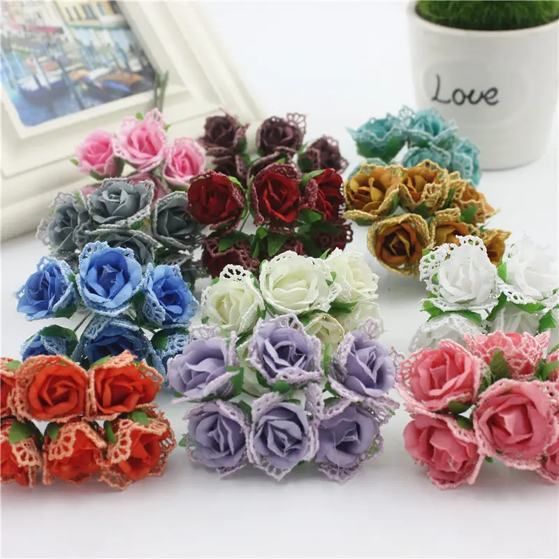 6 Pcs / Lot Flower Heads Silk Rose Flower Bouquet Flower Garlands Hat Wedding Apparel Decorative Flowers Super Beautiful
6 Pcs / Lot Flower Heads Silk Rose Flower Bouquet Flower Garlands Hat Wedding Apparel Decorative Flowers Super Beautiful