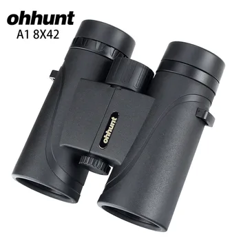 

ohhunt A1-8X42 Binoculars Telescope Hunting Optics Bak4 Porro Prism Waterproof Binocular with Dust Cover Hiking Outdoor Camping