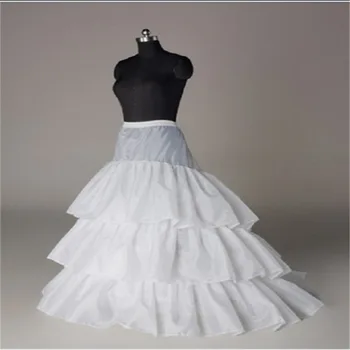 Wedding Accessories Petticoat High Quality 3-Layers Bridal Train Dress Petticoats White Women Underskirt Ruffled Crinoline 
Wedding Accessories Petticoat High Quality 3-Layers Bridal Train Dress Petticoats White Women Underskirt Ruffled Crinoline