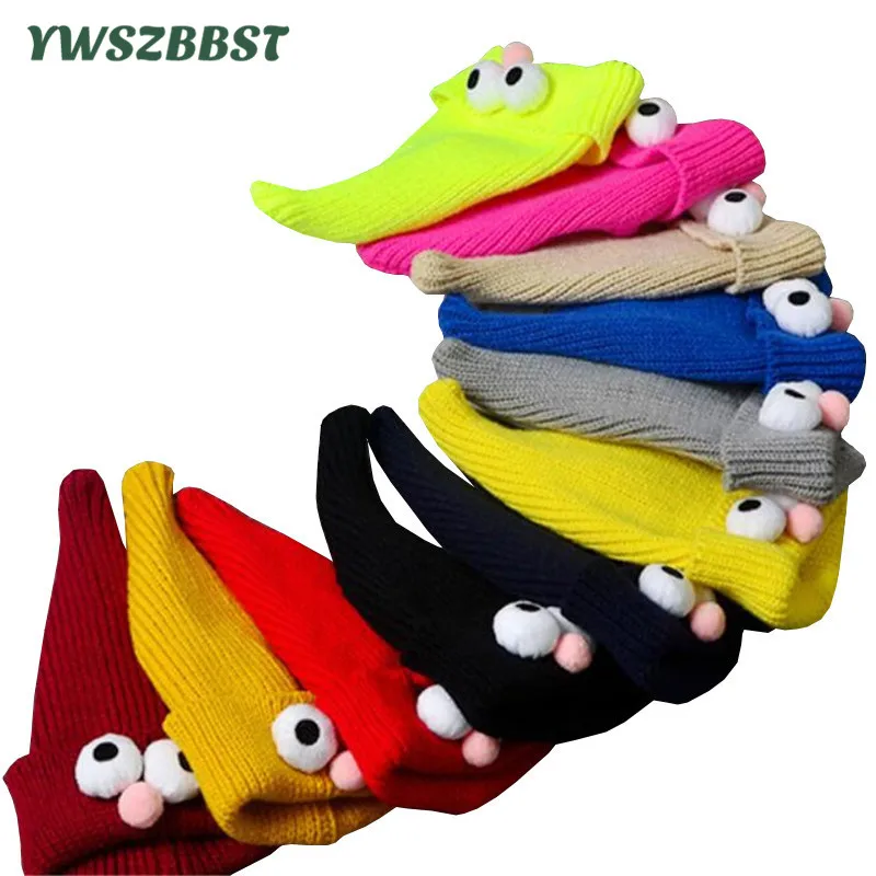 Autumn Winter Children Hat Big Eye Knitted Boys Girls Winter Hat Baby Hat Crochet Cartoon Kids Cap Girls Beanies Cap
Autumn Winter Children Hat Big Eye Knitted Boys Girls Winter Hat Baby Hat Crochet Cartoon Kids Cap Girls Beanies Cap