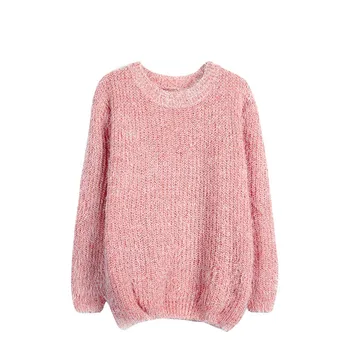 2017 Simple Design Women Pullover Long Sleeve Casual Loose Sweater Autumn Women Knitted Warmer Sweater S4
2017 Simple Design Women Pullover Long Sleeve Casual Loose Sweater Autumn Women Knitted Warmer Sweater S4