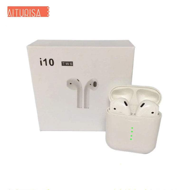 TWS-i10 binaural Wireless Headphones White Mini Stereo Music 5.0 Bluetooth with 400mAh Charging Box for Android iOS Phones 
TWS-i10 binaural Wireless Headphones White Mini Stereo Music 5.0 Bluetooth with 400mAh Charging Box for Android iOS Phones