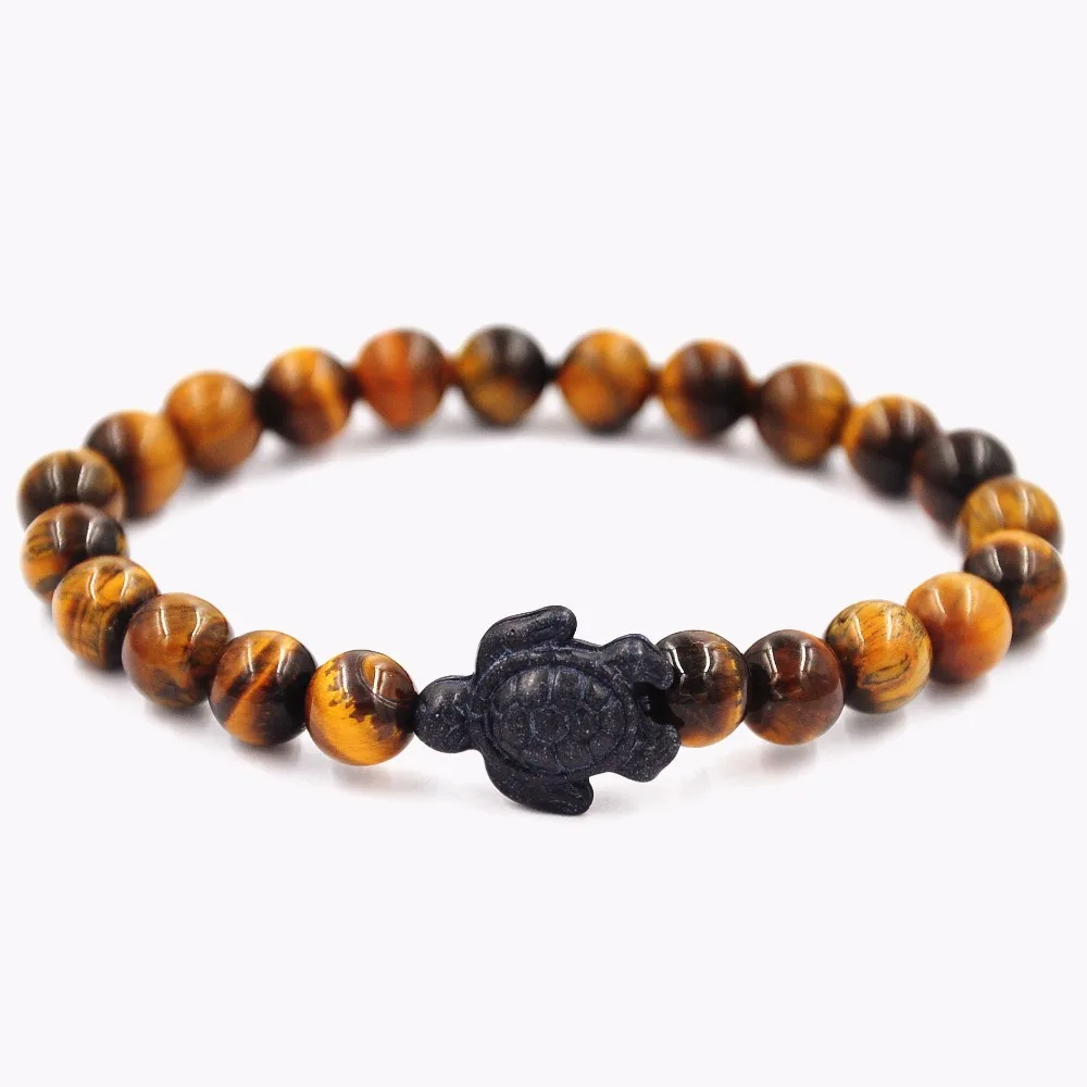 Yellow Tiger'eye Stone Bead Bracelets Turtle Black Charm Wristband Yoga Fashion Jewelry For Men Women Gift
Yellow Tiger'eye Stone Bead Bracelets Turtle Black Charm Wristband Yoga Fashion Jewelry For Men Women Gift