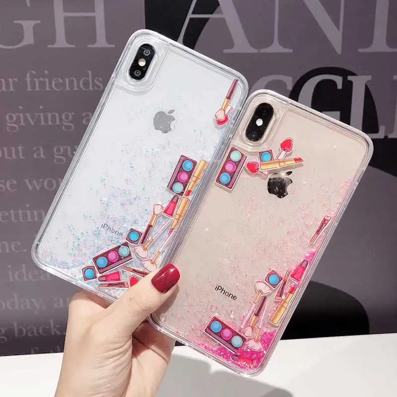 Fashion Dynamic Liquid Makeup Tools Quicksand phone case For iPhone 7 8 Plus X XR XS Max Cover Case for iPhone 6 6s 7 8 Plus 6 S
Fashion Dynamic Liquid Makeup Tools Quicksand phone case For iPhone 7 8 Plus X XR XS Max Cover Case for iPhone 6 6s 7 8 Plus 6 S