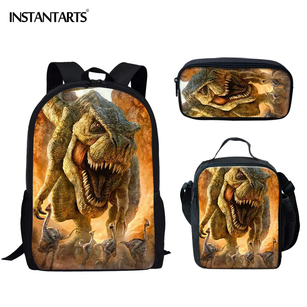 INSTANTARTS School Bag Set for Teenager Girl Dinosaur Backpack Children Student School Rucksack 3D Dino Animal Print Book Bag
INSTANTARTS School Bag Set for Teenager Girl Dinosaur Backpack Children Student School Rucksack 3D Dino Animal Print Book Bag