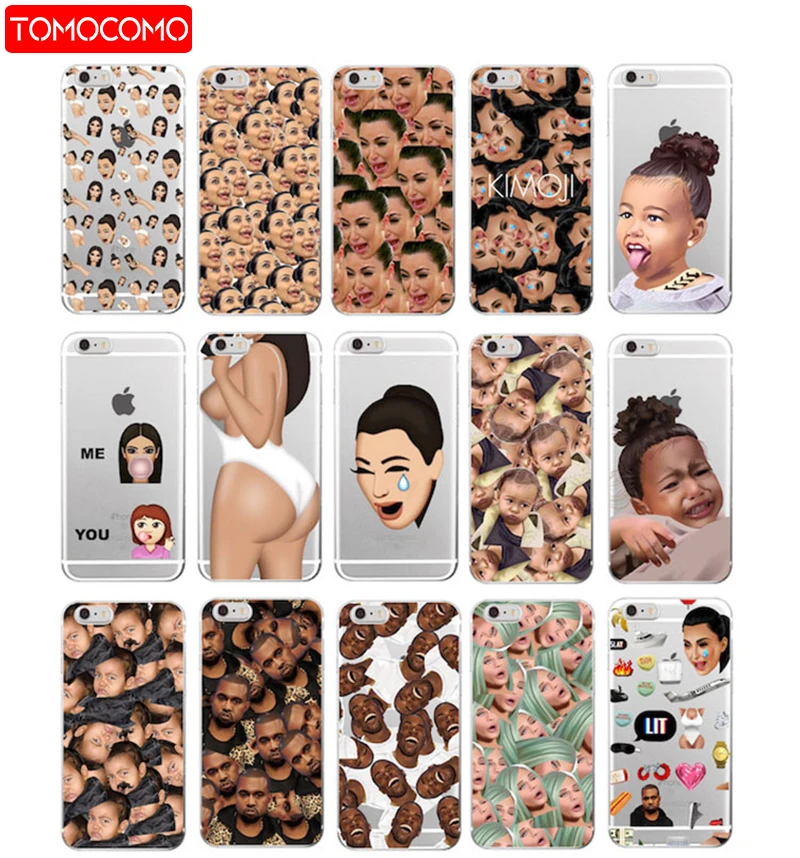 Kimoji Kim Kardashian kanye west north kylie jenner Soft Phone Case Cover Coque For iPhone 7Plus 7 6 6S 5S SE iPhone X XS Max
Kimoji Kim Kardashian kanye west north kylie jenner Soft Phone Case Cover Coque For iPhone 7Plus 7 6 6S 5S SE iPhone X XS Max