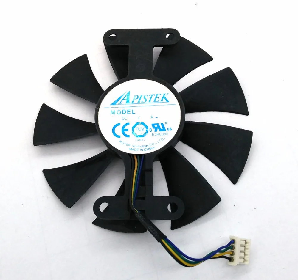 Original for ZOTAC GTX1050ti GTX1060-3GD5 Graphics card cooling fan GA91S2H 0.35A DC12V pitch 24*72MM diameter 85MM
Original for ZOTAC GTX1050ti GTX1060-3GD5 Graphics card cooling fan GA91S2H 0.35A DC12V pitch 24*72MM diameter 85MM