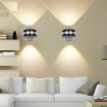 Modern LED Wall Lamp 6W AC85V-265V LED Wall Sconce Light Up And Down Living Room Bedroom Bedside Lights Wall Lamps Home Lighting
Modern LED Wall Lamp 6W AC85V-265V LED Wall Sconce Light Up And Down Living Room Bedroom Bedside Lights Wall Lamps Home Lighting