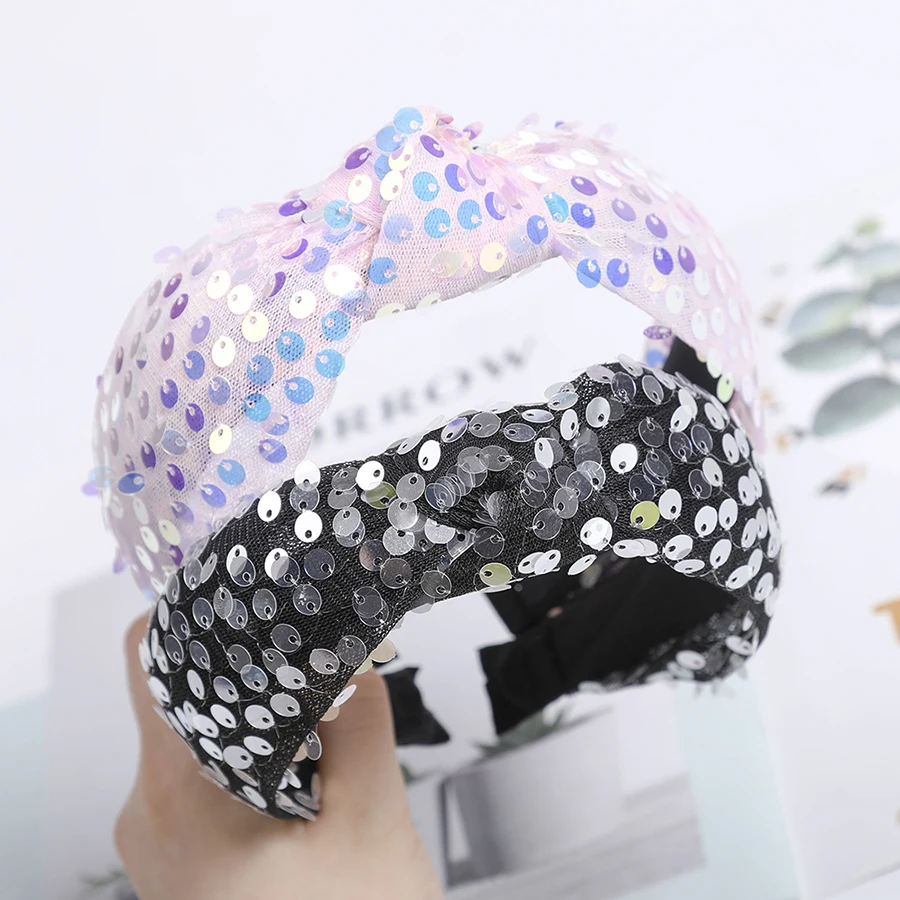 Haimeikang Shinny Sequin Bow Knot Hairbands Women Girls Wide Side Headband Pink Black Hair Accessories 2019 Summer Headwear
Haimeikang Shinny Sequin Bow Knot Hairbands Women Girls Wide Side Headband Pink Black Hair Accessories 2019 Summer Headwear