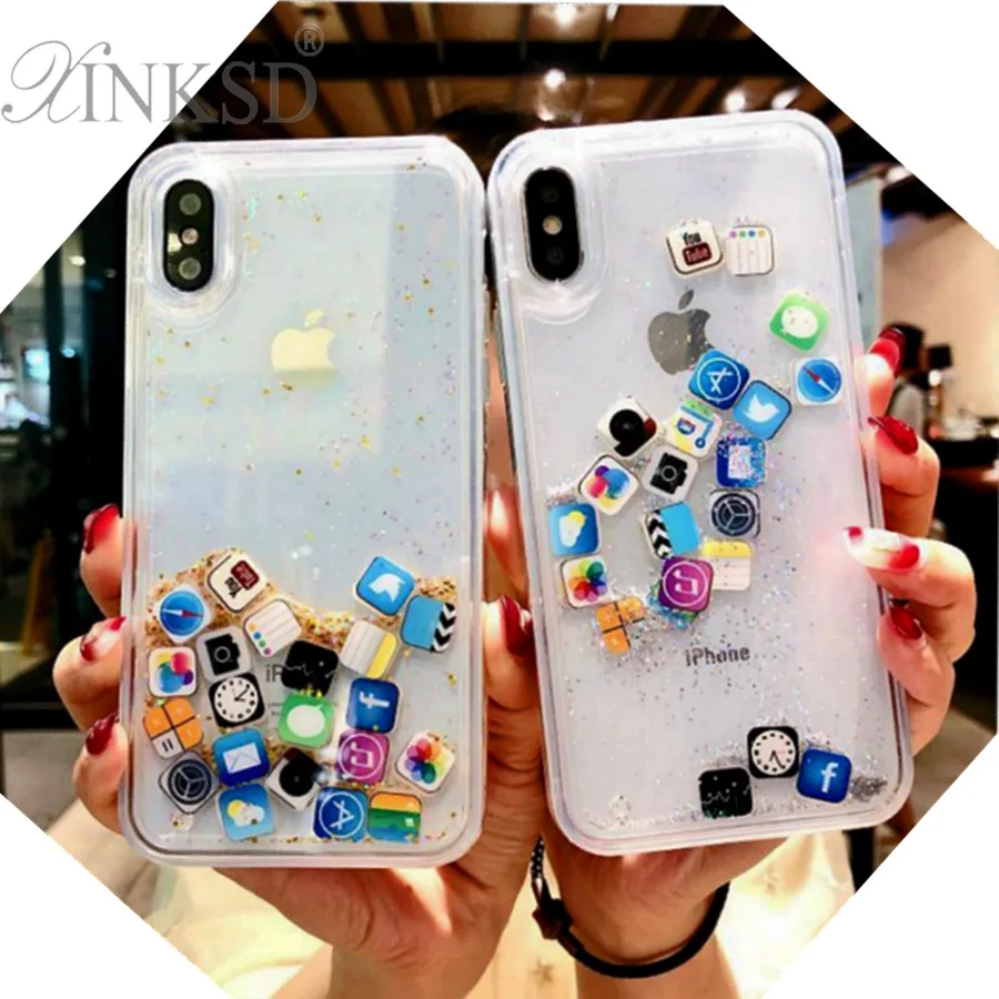Quicksand Capinha Case For iPhone 8 8Plus 7 7Plus 6 6s Plus Dynamic Liquid Hard PC Case For iPhone 7 X XR XS Max App Capa ipone
Quicksand Capinha Case For iPhone 8 8Plus 7 7Plus 6 6s Plus Dynamic Liquid Hard PC Case For iPhone 7 X XR XS Max App Capa ipone