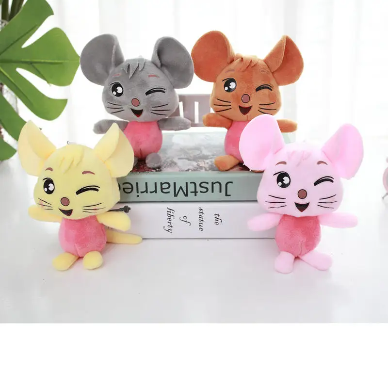 1pc/lot 12cm 5colors Soft Mini Joint Witty mouse Pendant Plush For Key Chain Bouquet Toy Doll DIY Ornaments Gifts wholesale
1pc/lot 12cm 5colors Soft Mini Joint Witty mouse Pendant Plush For Key Chain Bouquet Toy Doll DIY Ornaments Gifts wholesale
