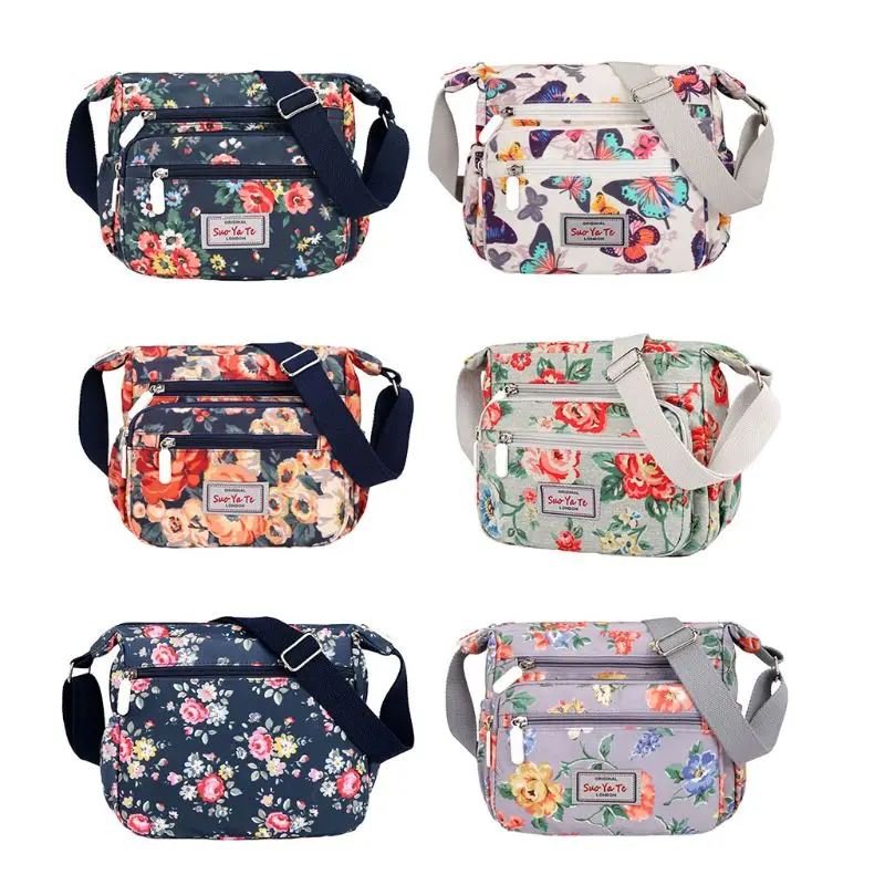 Nylon Floral Shoulder Bag Casual Pattern Handbag Women Crossbody Messenger Bags 2019 New
Nylon Floral Shoulder Bag Casual Pattern Handbag Women Crossbody Messenger Bags 2019 New