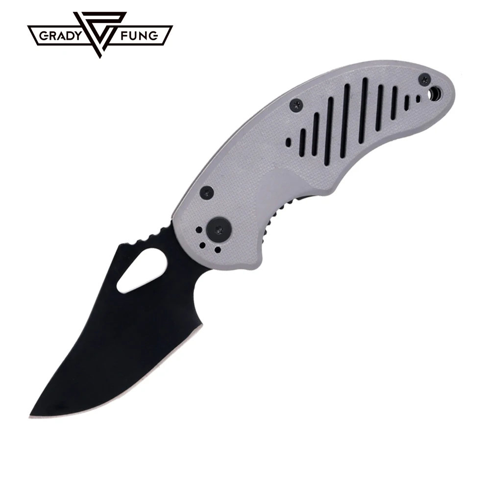 

DX-Grady Fung Manufacture 100% Tactical Pocket Knife Min-Pin Folder Folding Knives FTL51059 EDC Gear