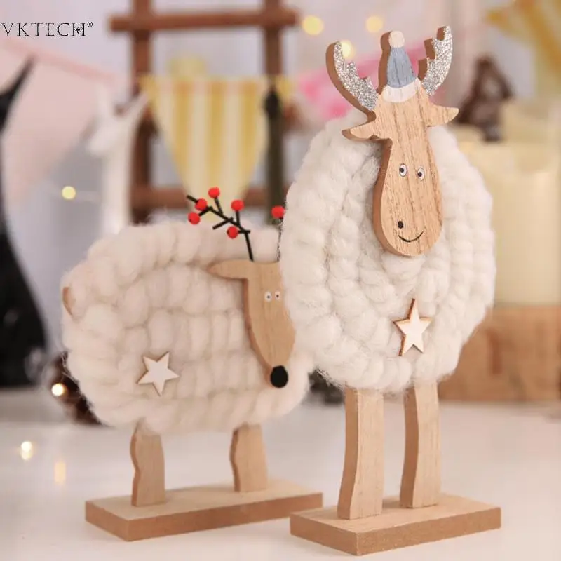 Christmas Decoration Wooden Cute Sheep Ornament Party Toys Kids Gifts Home Ornament Decoration Christmas Decoration for Home
Christmas Decoration Wooden Cute Sheep Ornament Party Toys Kids Gifts Home Ornament Decoration Christmas Decoration for Home