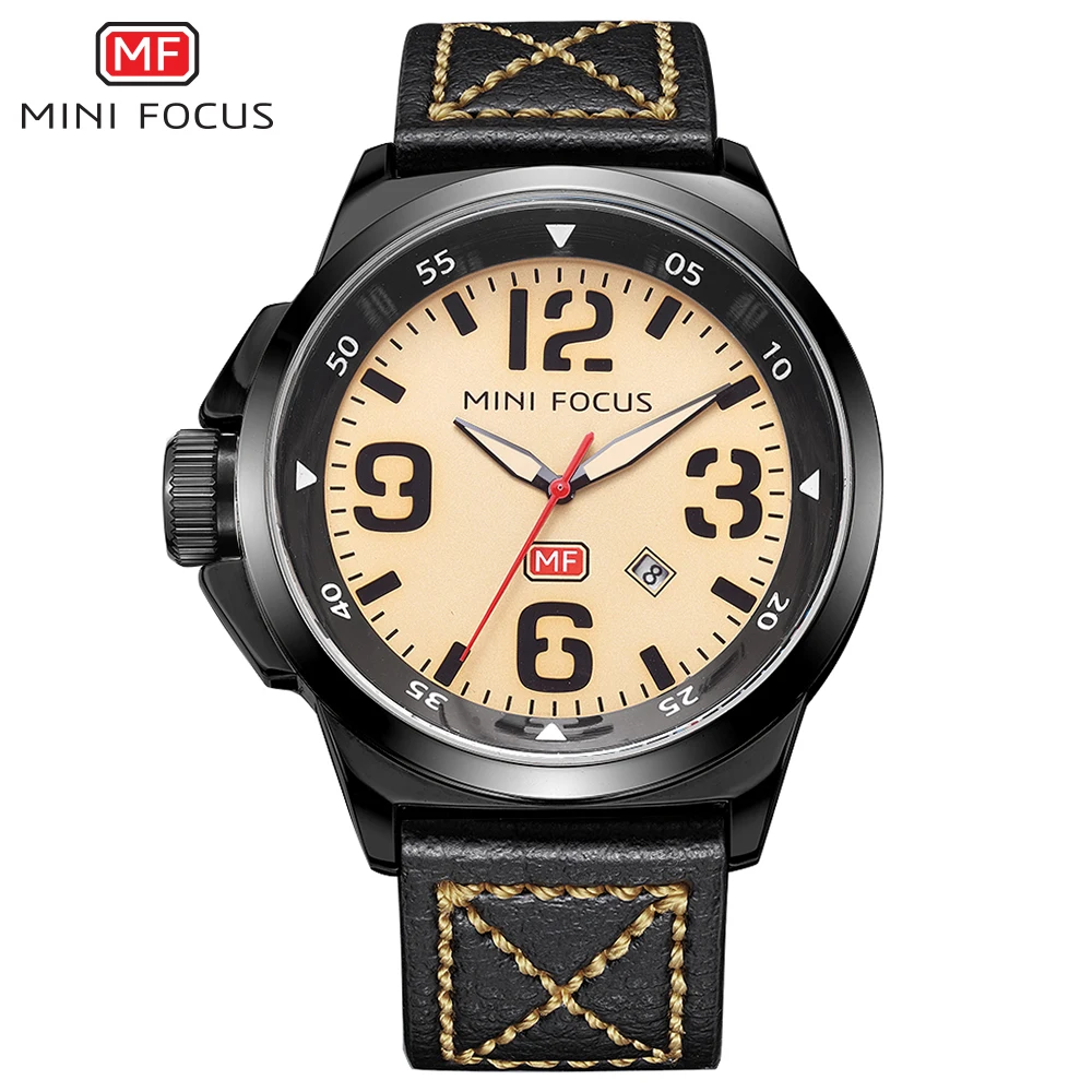 Top Brand Luxury MINI FOCUS Chronograph Men Sports Watches Leather Quartz Watch Men Military Wrist Watch Male Clock
Top Brand Luxury MINI FOCUS Chronograph Men Sports Watches Leather Quartz Watch Men Military Wrist Watch Male Clock