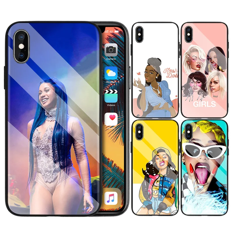 Kash Doll Cardi B Print Silicone Case Fundas for Apple iPhone 7 8 6 6S 11 11Pro X XR XS MAX Plus Tempered Glass Case Coque Capa
Kash Doll Cardi B Print Silicone Case Fundas for Apple iPhone 7 8 6 6S 11 11Pro X XR XS MAX Plus Tempered Glass Case Coque Capa