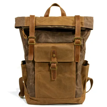 M207 Bagpack Vintage Canvas Leather Laptop Backpack Male College School Bookbag Men Out Door Travel Casual Daypacks Waterproof
M207 Bagpack Vintage Canvas Leather Laptop Backpack Male College School Bookbag Men Out Door Travel Casual Daypacks Waterproof