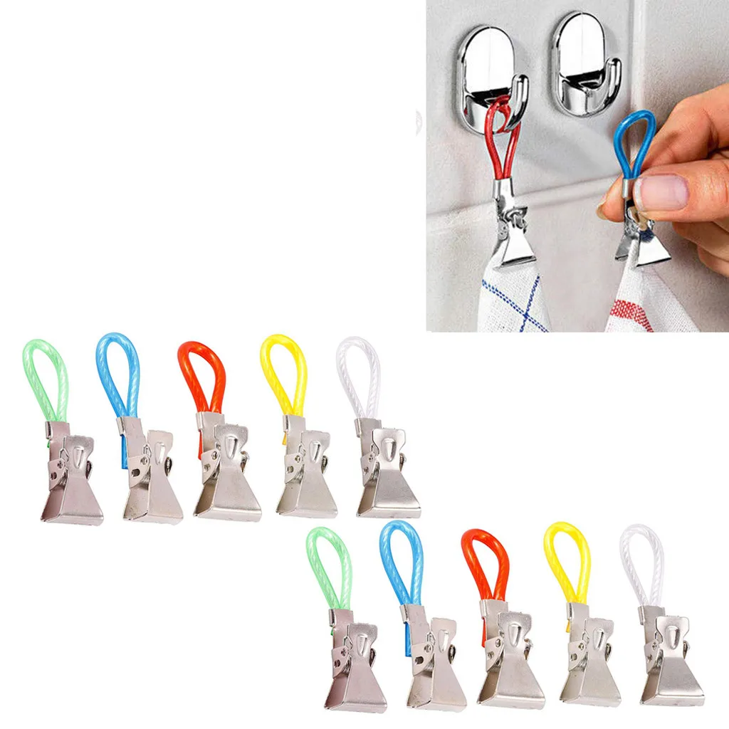 10pc Durable Tea Towel Hanging Clips Clip On Hook Loops Hand Towel Hangers Clothes Pegs Household Kitchen Bathroom Organizer
10pc Durable Tea Towel Hanging Clips Clip On Hook Loops Hand Towel Hangers Clothes Pegs Household Kitchen Bathroom Organizer
