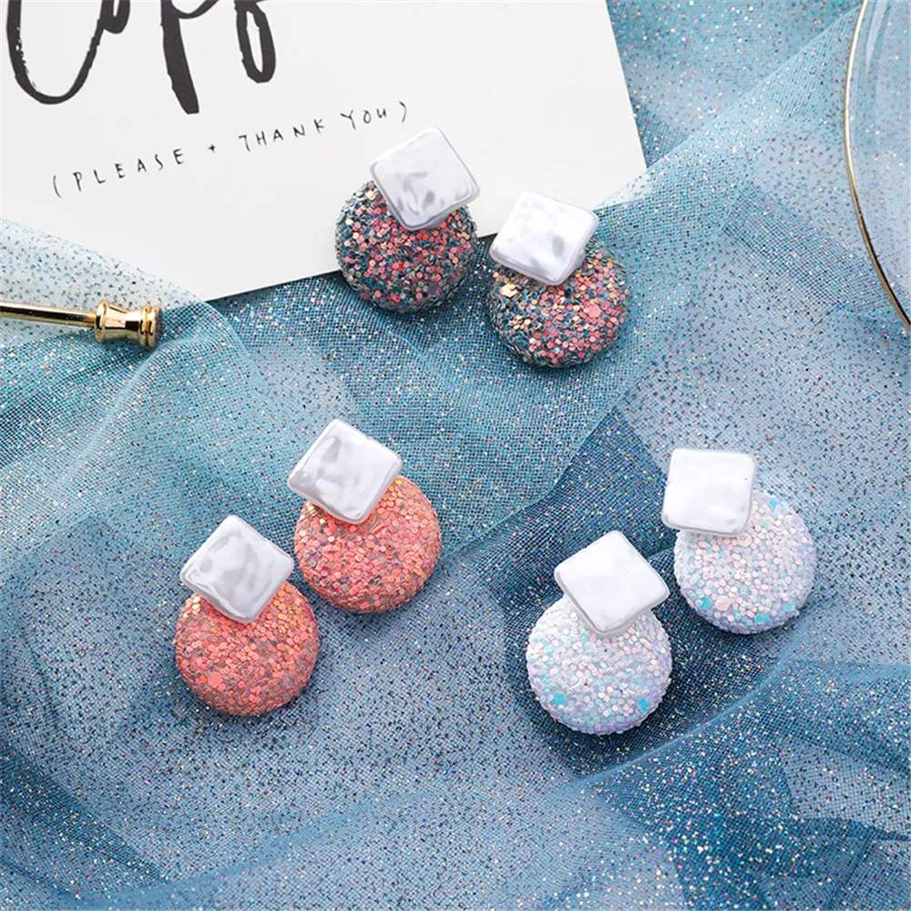 Korean Geometric Round Vintage Sequins Simple 2019 Summer Woman Girl Stud Earrings Fashion Jewelry Holiday-MSE
Korean Geometric Round Vintage Sequins Simple 2019 Summer Woman Girl Stud Earrings Fashion Jewelry Holiday-MSE