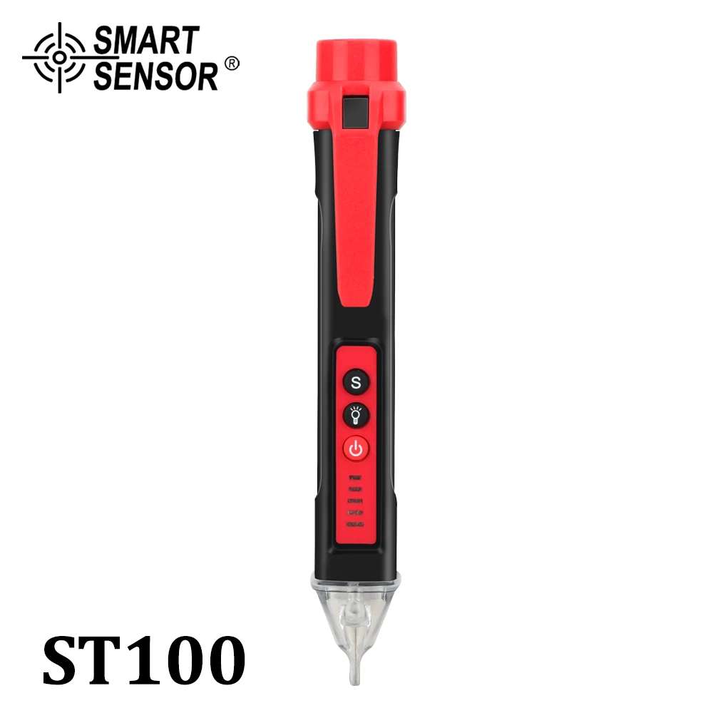 AC Voltage Detector Non Contact Sensor Tester Pen 12-2000V Electric Indicator Outlet LED Light Socket Wall Pencil ST100
AC Voltage Detector Non Contact Sensor Tester Pen 12-2000V Electric Indicator Outlet LED Light Socket Wall Pencil ST100