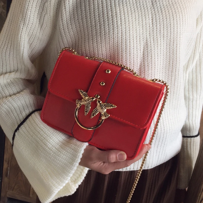 Luxury Brand Famous Design Flap Women Chain Shoulder Bag Swallow Lock Messenger Crossbody Bags Handbag and Purse Red Black Totes
Luxury Brand Famous Design Flap Women Chain Shoulder Bag Swallow Lock Messenger Crossbody Bags Handbag and Purse Red Black Totes