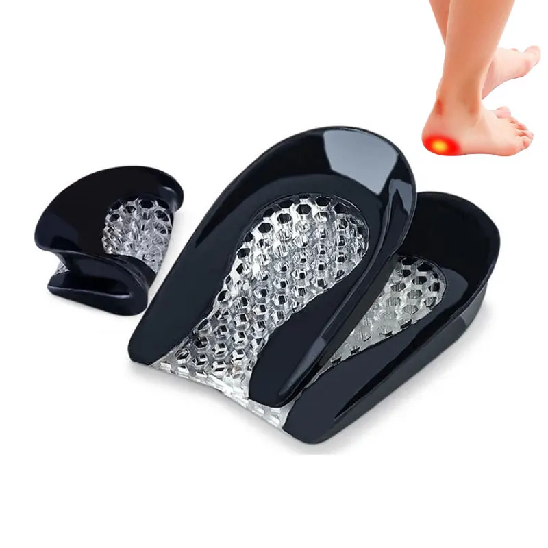 1 Pair Heel Pad Insoles Cushion Shock Absorption Relief Foot Pain Soft Inserts Heel Cup Height Increase Women Men
1 Pair Heel Pad Insoles Cushion Shock Absorption Relief Foot Pain Soft Inserts Heel Cup Height Increase Women Men