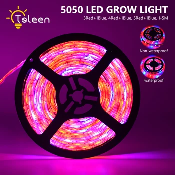 TSLEEN LED Phyto Lamp 1M 2M 3M 4M 5M LED Strip Light 60LED/m 5050 Chip LED Fitolampy Grow Lights For Greenhouse Hydroponic Plant
TSLEEN LED Phyto Lamp 1M 2M 3M 4M 5M LED Strip Light 60LED/m 5050 Chip LED Fitolampy Grow Lights For Greenhouse Hydroponic Plant