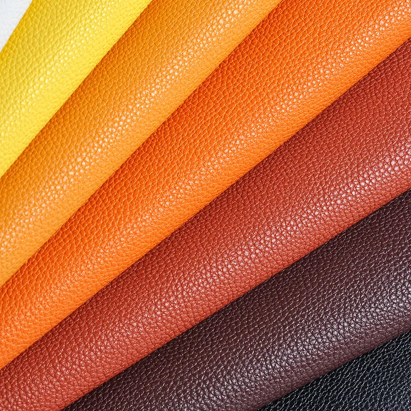 Image 50x140cm High Quality Thick Pu Leather For Bag, Red Faux Leather Fabric, Diy Belts Chair Textile Pu Tissus,simili Cuir Tissus