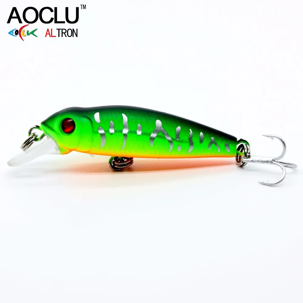 AOCLU new wobblers 40mm 2.1g Floating Hard Bait MINI Minnow Depth 0.5m fishing lure 5 colors tackle Quality NB147
AOCLU new wobblers 40mm 2.1g Floating Hard Bait MINI Minnow Depth 0.5m fishing lure 5 colors tackle Quality NB147