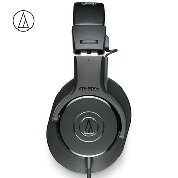 

Original Audio Technica ATH-M20X Headphones Wired Professional Monitor Earphone Over-ear Closed-back Dynamic Deep Bass 3.5mm